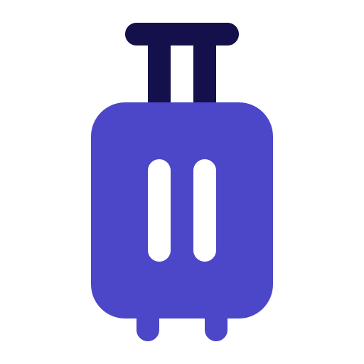 Suitcase Generic Blue icon