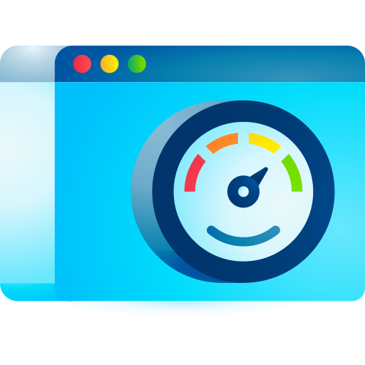 Dashboard 3D Toy Gradient icon