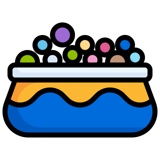 Ball pool Generic Outline Color icon