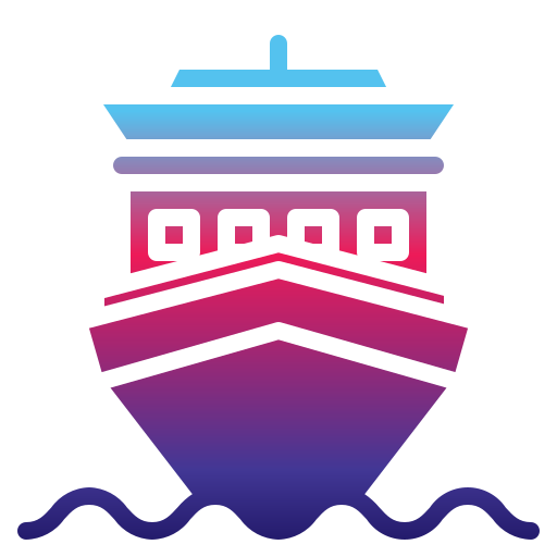 Ship Generic Flat Gradient icon