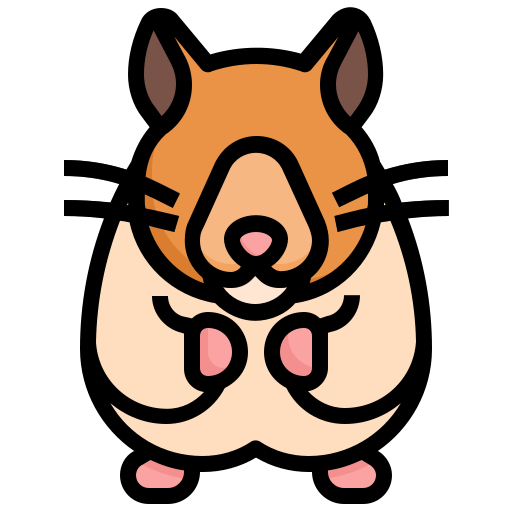 hamster Generic Outline Color icon