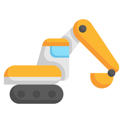 Excavator Generic Flat icon