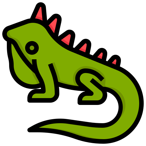 iguana Generic Outline Color Ícone