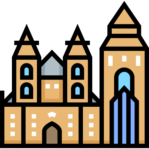 katedra świętego szczepana Detailed Straight Lineal color ikona