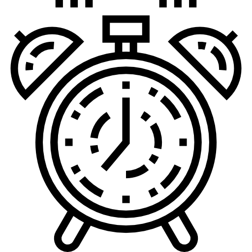 despertador Detailed Straight Lineal icono