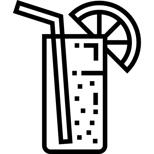 オレンジジュース Detailed Straight Lineal icon