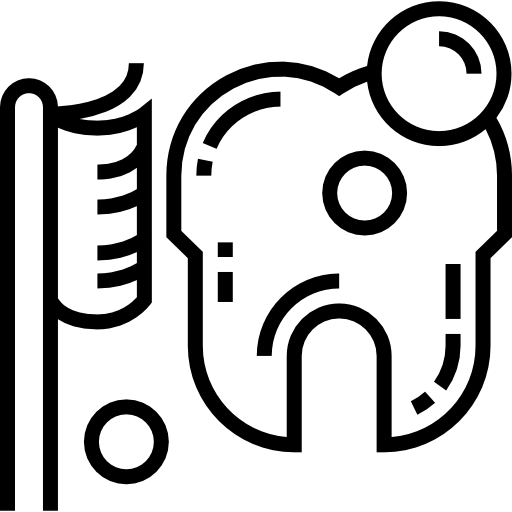 cepillo Detailed Straight Lineal icono