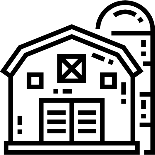 granero Detailed Straight Lineal icono