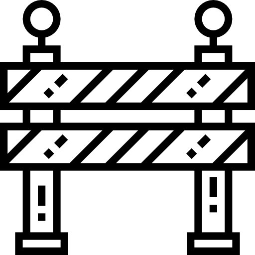 장벽 Detailed Straight Lineal icon