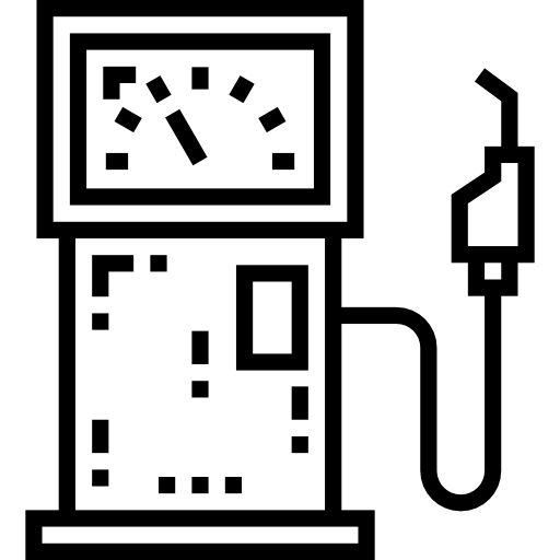 주유소 Detailed Straight Lineal icon