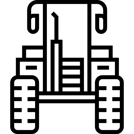 트랙터 Detailed Straight Lineal icon