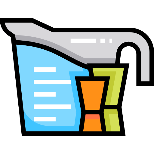 Measuring cup Detailed Straight Lineal color icon