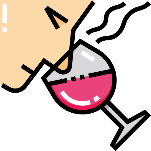 degustacja wina Detailed Straight Lineal color ikona