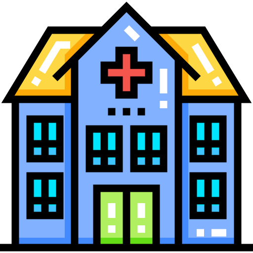 krankenhaus Detailed Straight Lineal color icon