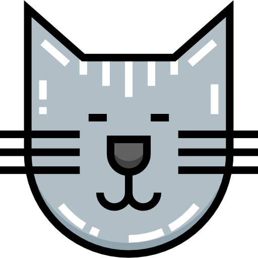 katze Detailed Straight Lineal color icon