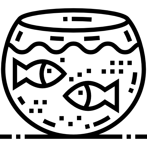 akwarium Detailed Straight Lineal ikona