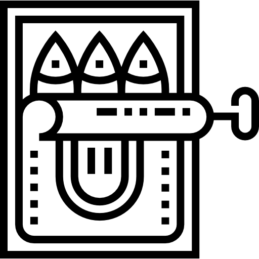 cibo in scatola Detailed Straight Lineal icona