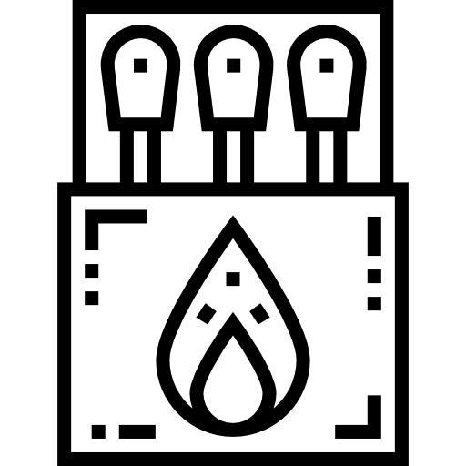streichhölzer Detailed Straight Lineal icon