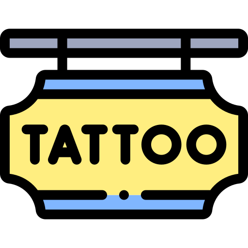 studio tatuażu Detailed Rounded Lineal color ikona