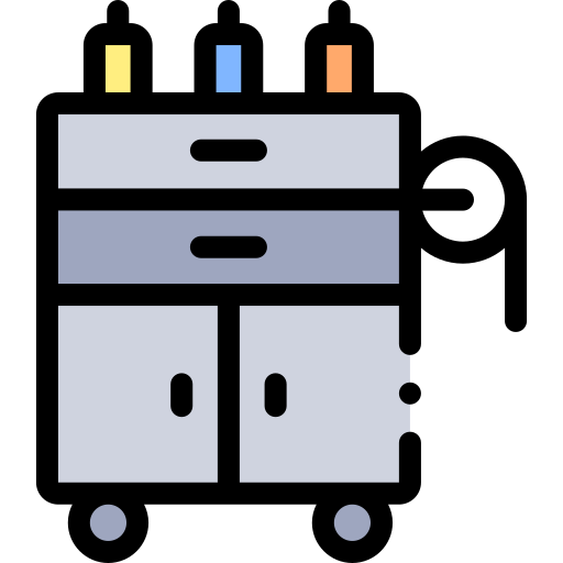Cart Detailed Rounded Lineal color icon