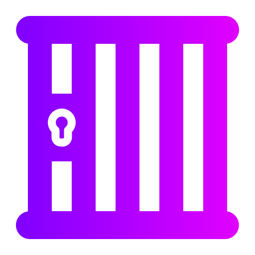 więzienie Generic Flat Gradient ikona