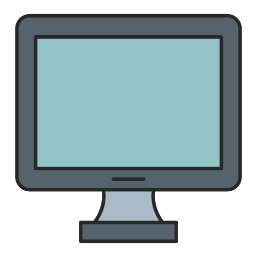 lcd Generic Outline Color icono