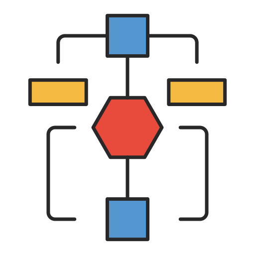 schemat blokowy Generic Outline Color ikona