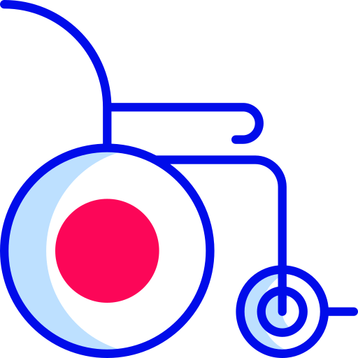 휠체어 Generic Outline Color icon