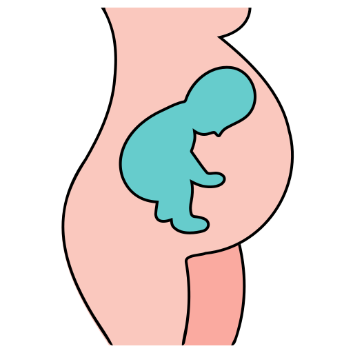 schwangerschaft Generic Thin Outline Color icon