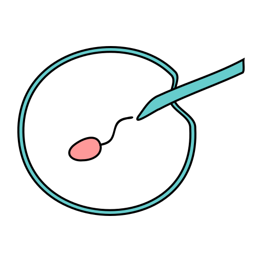 受精 Generic Thin Outline Color icon