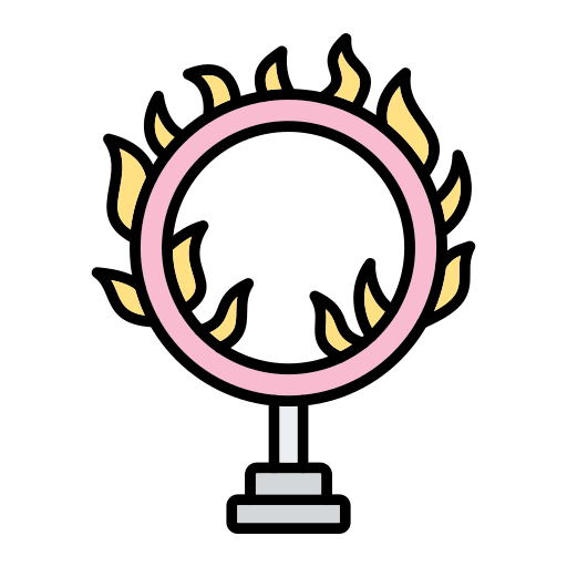 불의 고리 Generic Outline Color icon