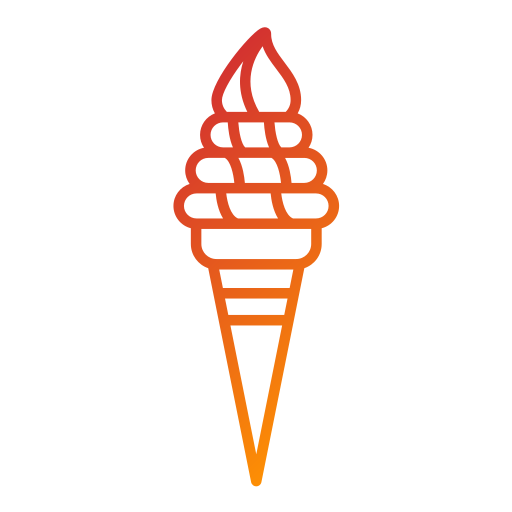 Ice cream cone Generic Gradient icon