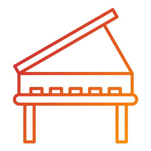 ピアノ Generic Gradient icon
