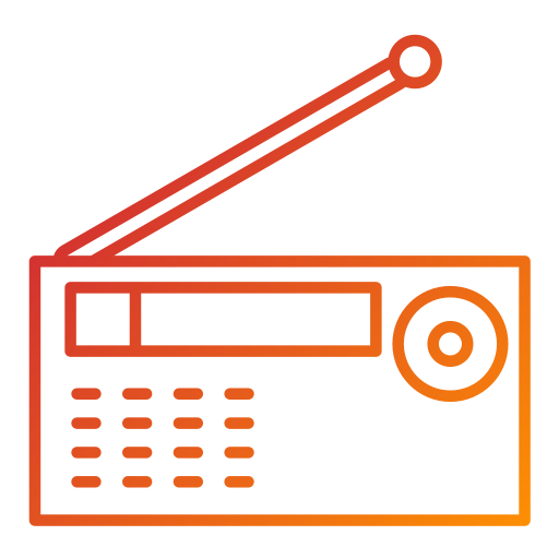 radio Generic Gradient ikona