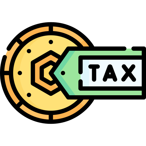税金 Special Lineal color icon