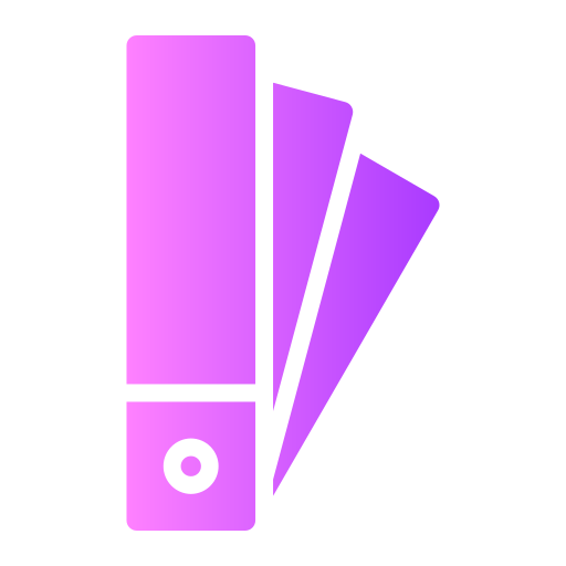 selección de colores Generic Flat Gradient icono