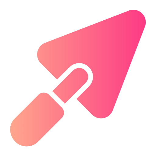 Trowel Generic Flat Gradient icon