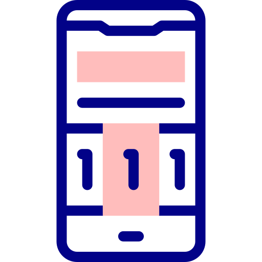 Мобильный телефон Detailed Mixed Lineal color иконка