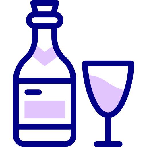 шампанское Detailed Mixed Lineal color иконка