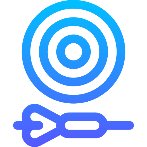 darts Basic Gradient Lineal color icon