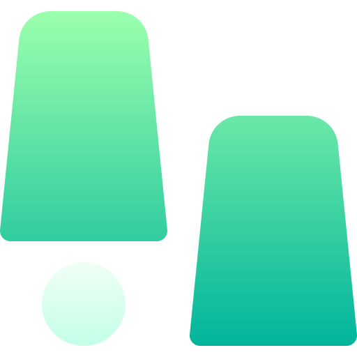 taza Basic Gradient Gradient icono