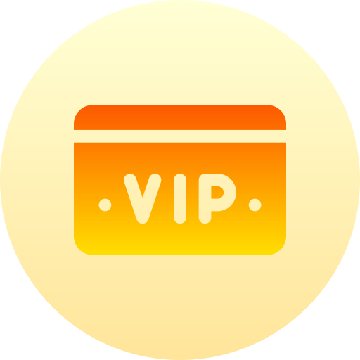 Vip card Basic Gradient Circular icon