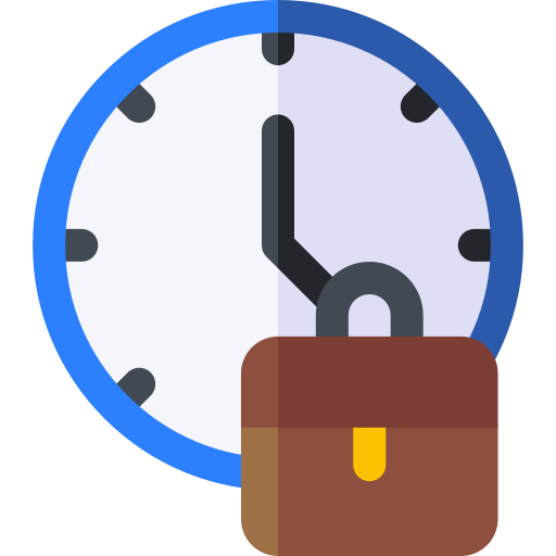 Time Basic Rounded Flat icon