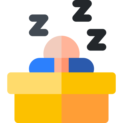 Sleeping Basic Rounded Flat icon