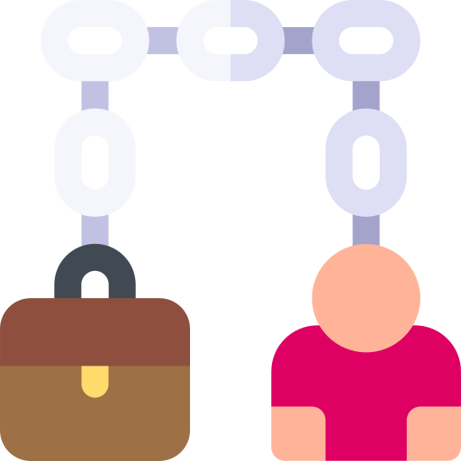 Chained Basic Rounded Flat icon