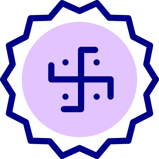 esvástica Detailed Mixed Lineal color icono