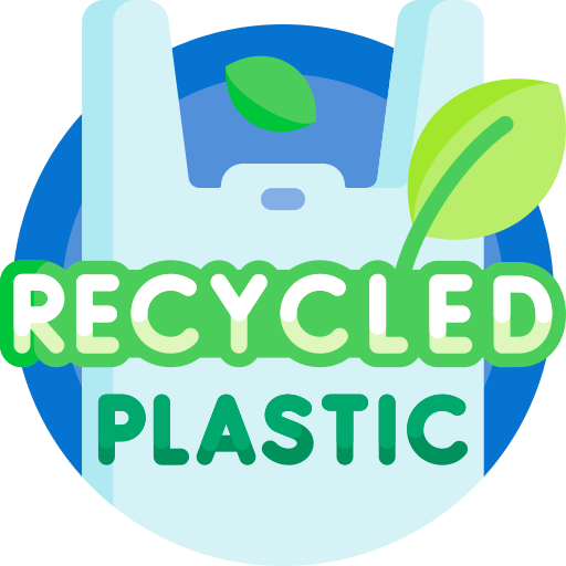 plastikowa torba z recyklingu Detailed Flat Circular Flat ikona