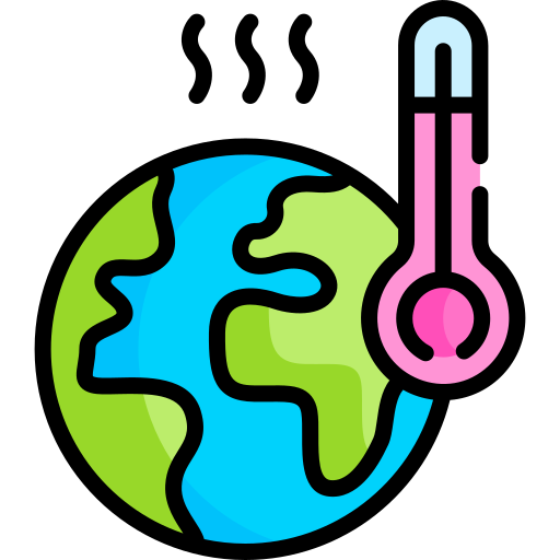 globalne ocieplenie Special Lineal color ikona