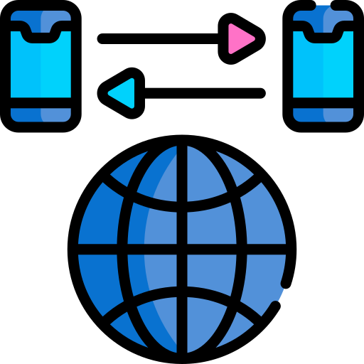 globalna komunikacja Special Lineal color ikona