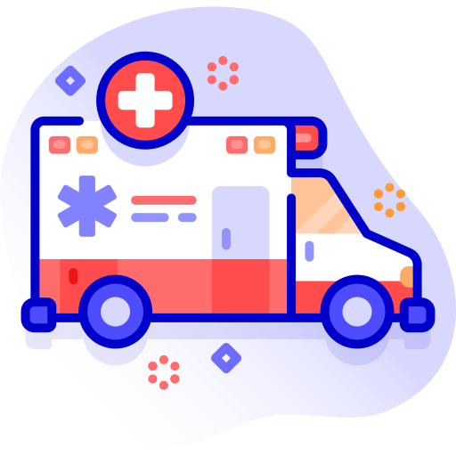Ambulance Special Ungravity Lineal color icon